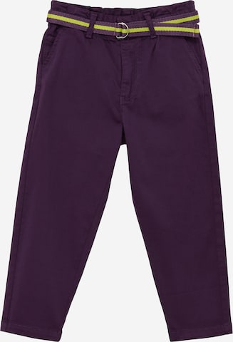 s.Oliver Tapered Pants in Purple: front