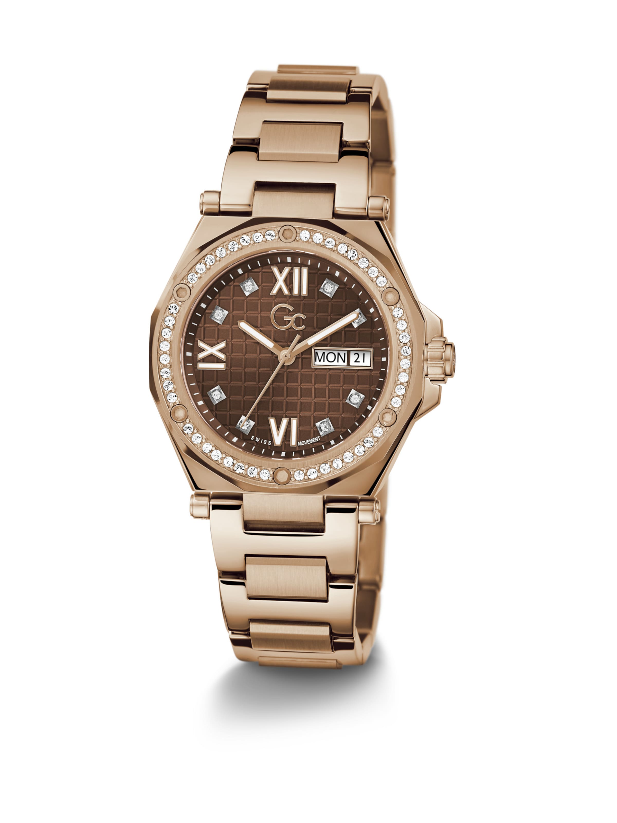 Montre à affichage analogique 'Legacy' Gc en or