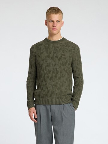 SELECTED HOMME Pullover i grøn: forside