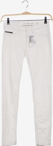Calvin Klein Jeans Jeans 26 in Weiß: predná strana