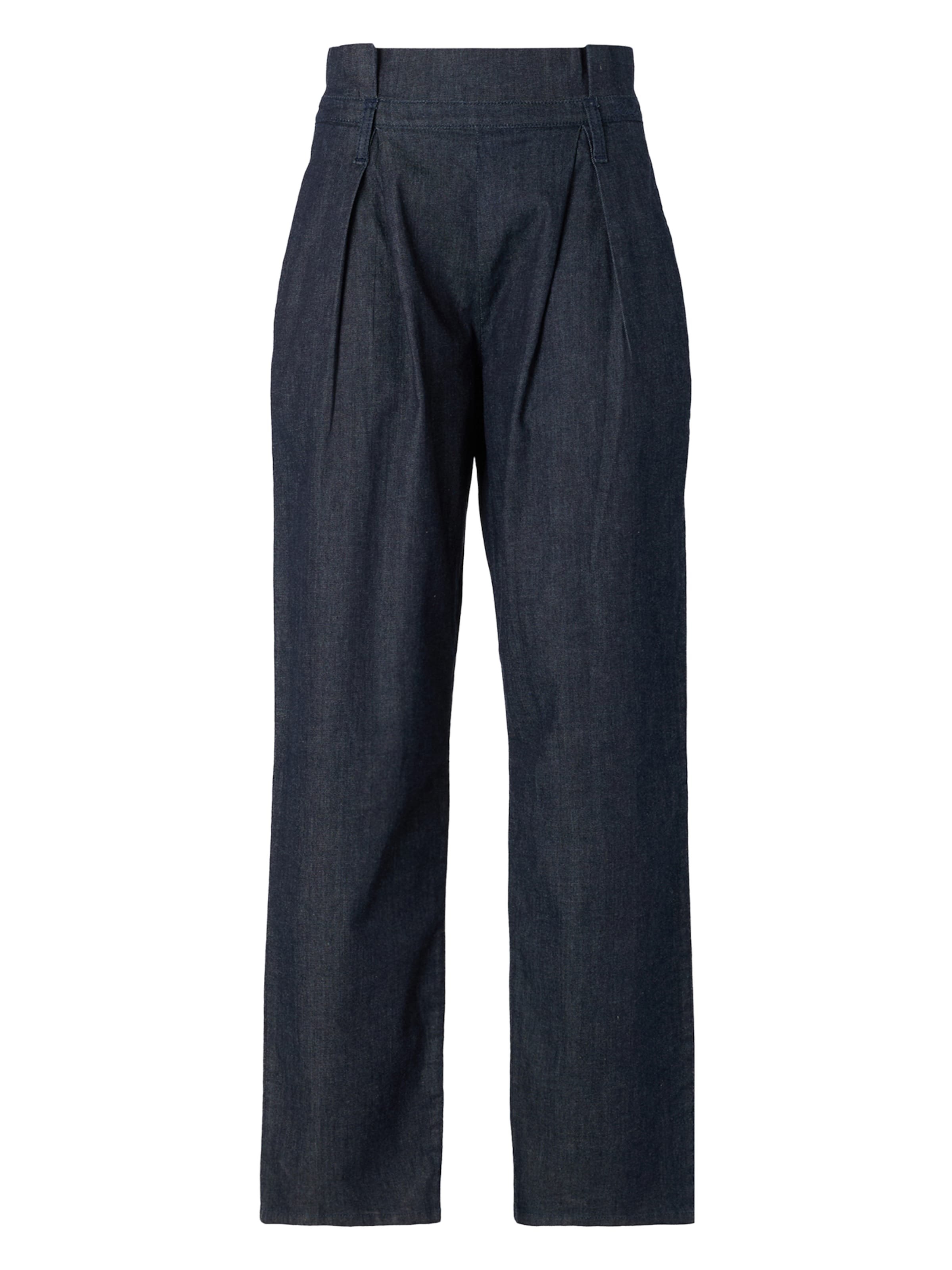 Karl Lagerfeld Loose fit Pleated Jeans in Blue: front