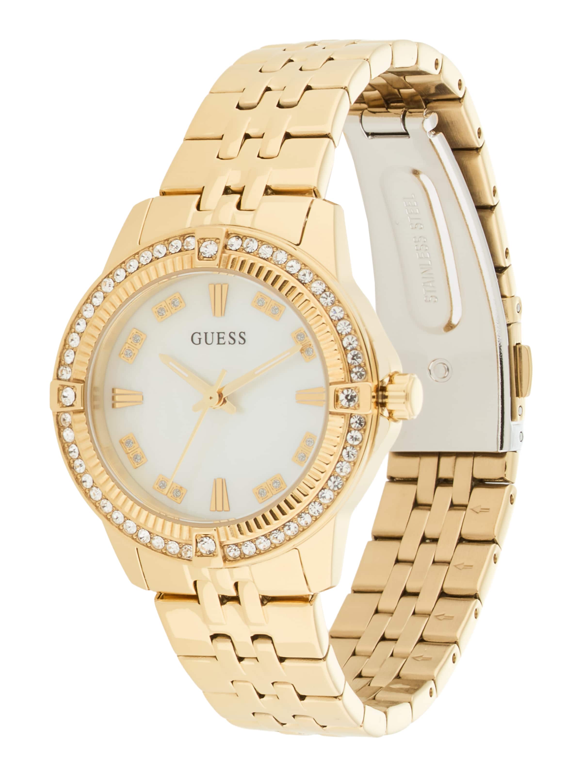 auksinė GUESS Analoginis (įprasto dizaino) laikrodis 'Colette': priekis