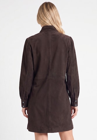 DreiMaster PREMIUM Kleid in Braun