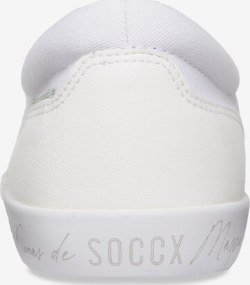 Soccx Ballet Flats in White