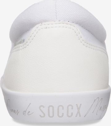 Soccx Ballet Flats in White