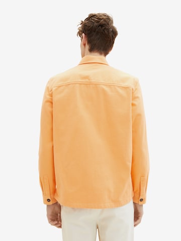 TOM TAILOR Regular fit Overhemd in Oranje