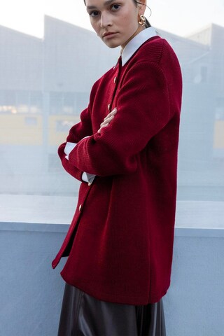 Touche Prive Strickjacke in Rot