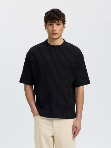 SELECTED Shirt in Black: front