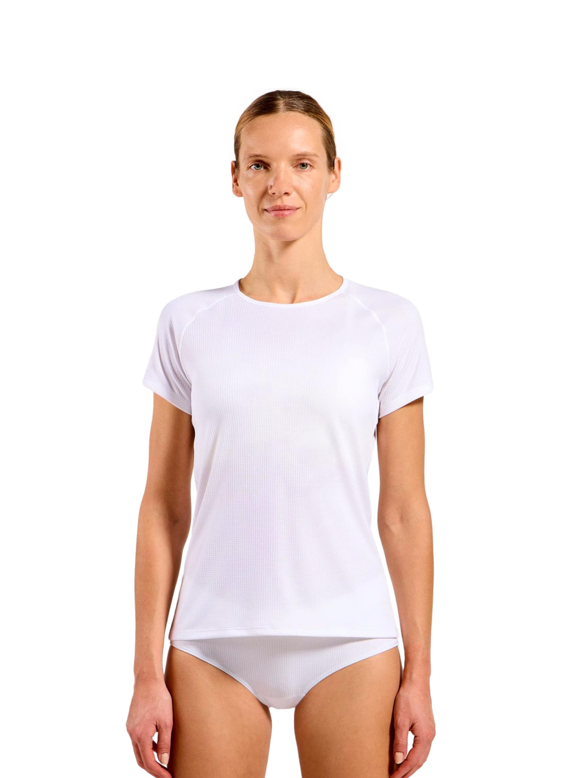 ODLO Functioneel shirt in Wit: voorkant