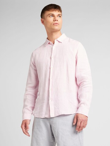 GAP Regular Fit Hemd in Pink: Vorderseite