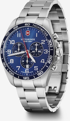 VICTORINOX Analoguhr in Silber: Vorderseite