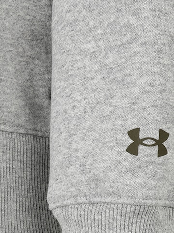 UNDER ARMOUR Sports sweatshirt 'Rival' in Grey