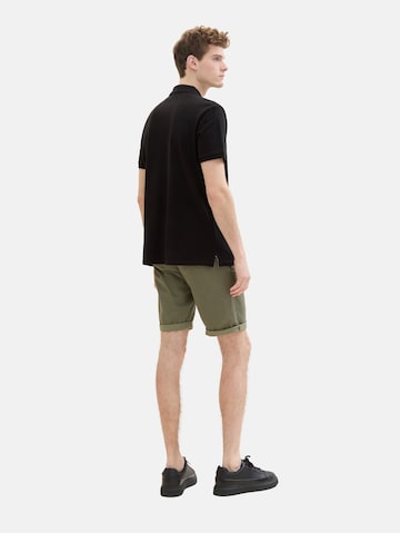 TOM TAILOR Slimfit Shorts in Grün