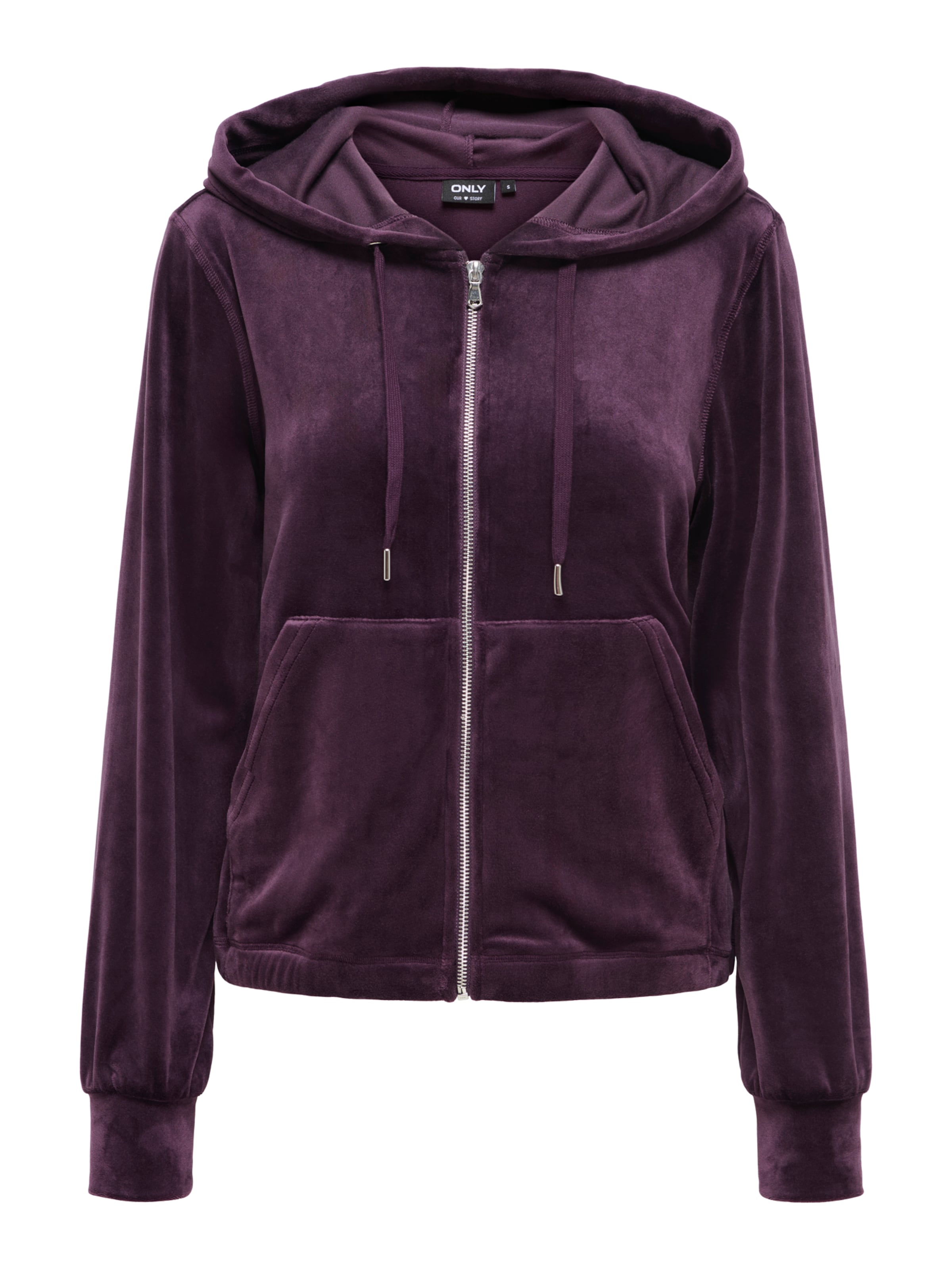 ONLY Bluza rozpinana 'ONLREBEL' w kolorze fioletowy: przód
