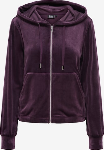 ONLY Collegetakki 'ONLREBEL' värissä lila: etupuoli