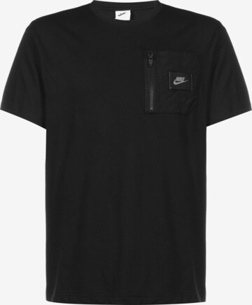 Nike Sportswear Shirt in Black: front