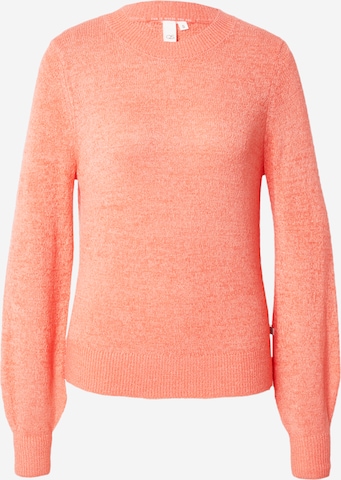 Pullover di QS in arancione: frontale