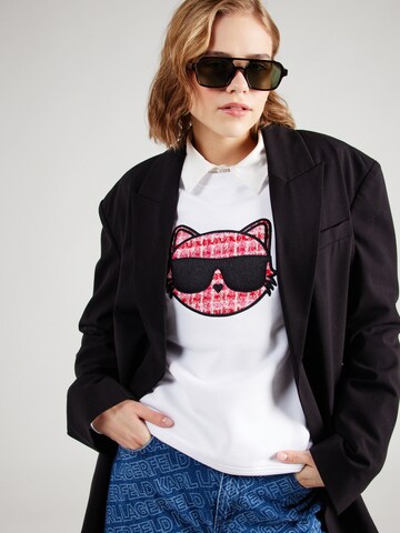 Karl Lagerfeld Sweatshirt i vit