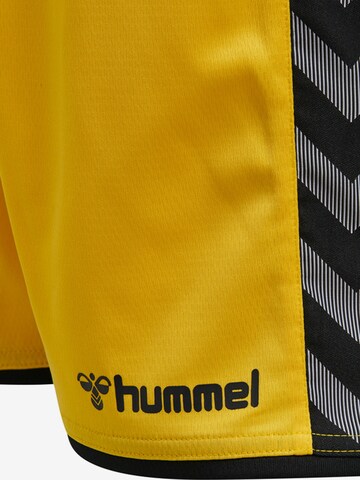 Regular Pantalon de sport Hummel en jaune