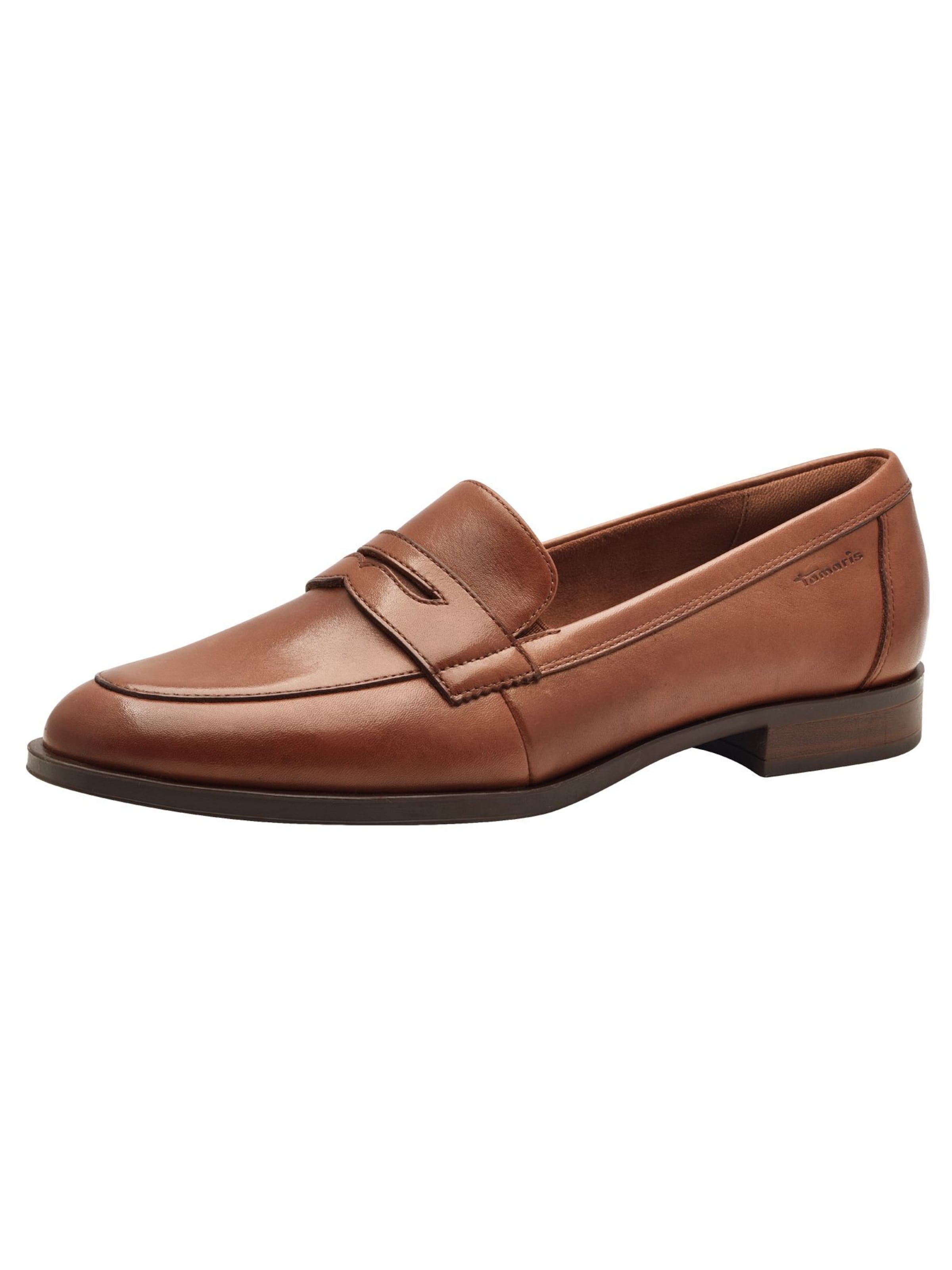 Tamaris Slip-ons in Brown: front