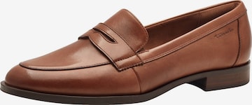 Chaussure basse Tamaris en marron : devant