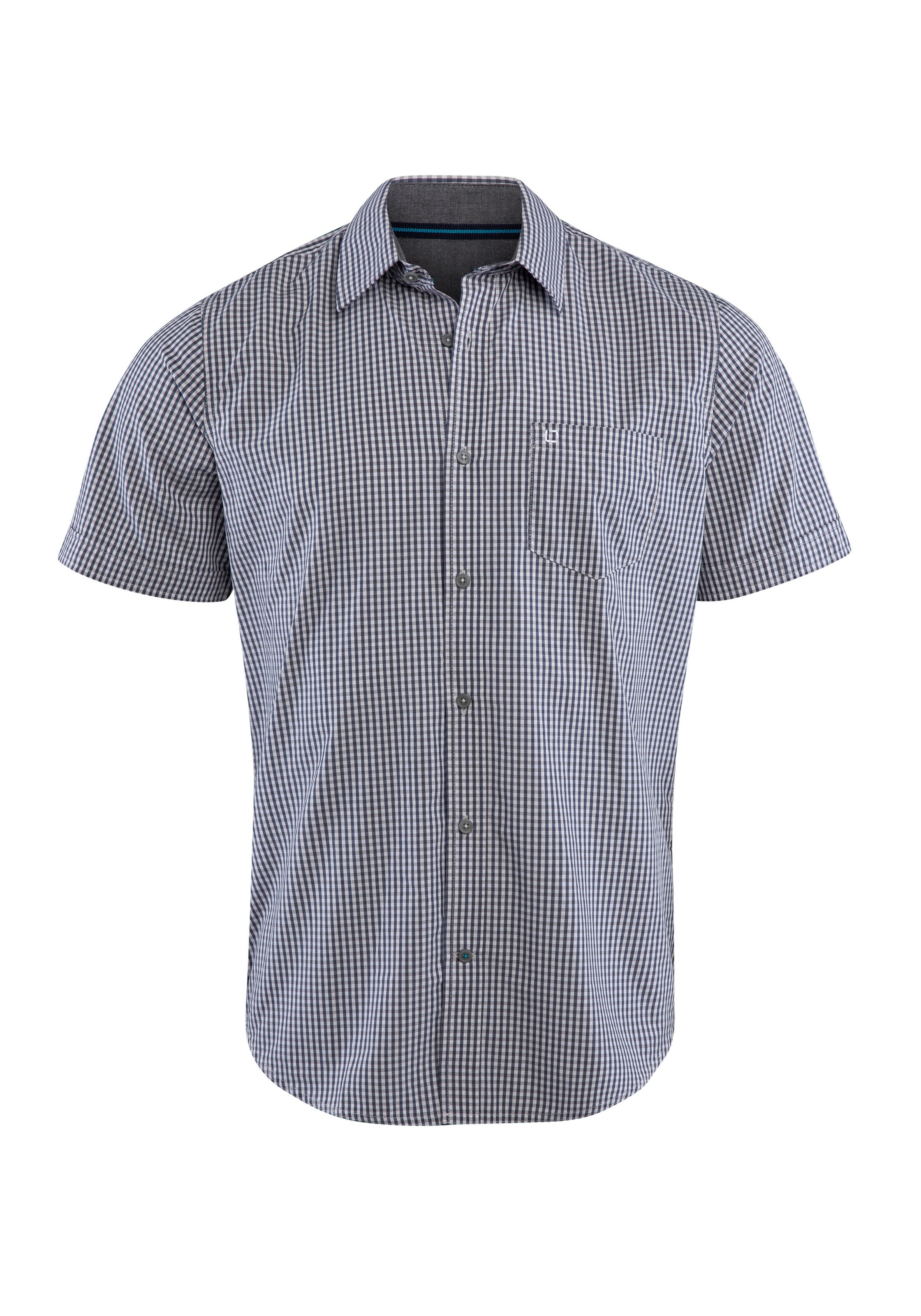 Stooker Men Regular Fit Hemd 'Hudson' in Grau: Vorderseite