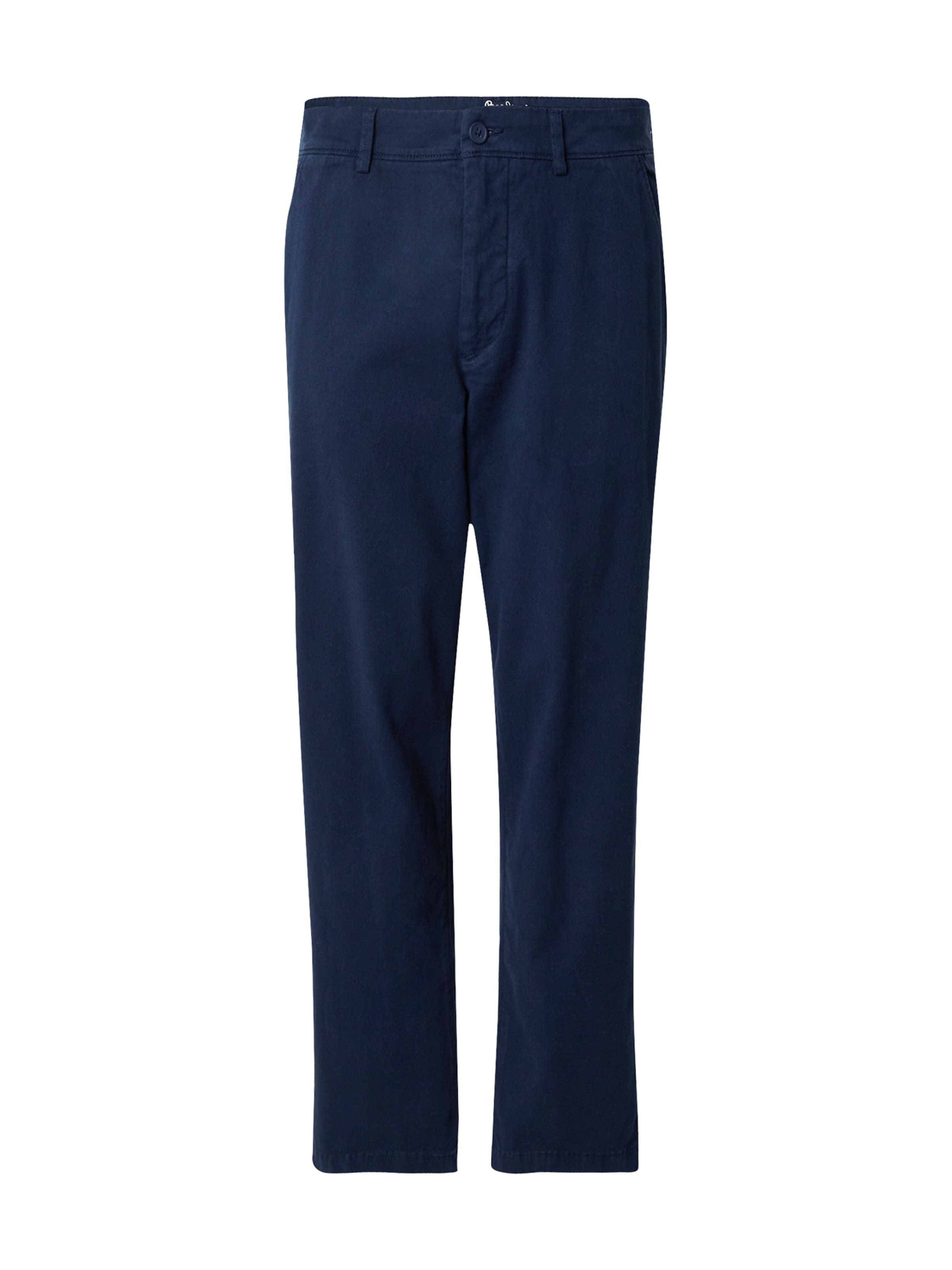 Pepe Jeans Čino bikses, krāsa - tumši zils, Preces skats