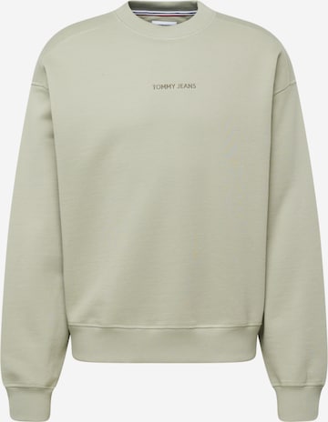 Sweat-shirt 'CLASSICS' Tommy Jeans en vert : devant