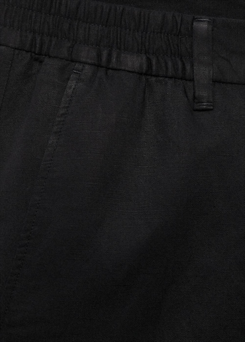 MANGO MAN Regular Pants 'Banarea' in Black