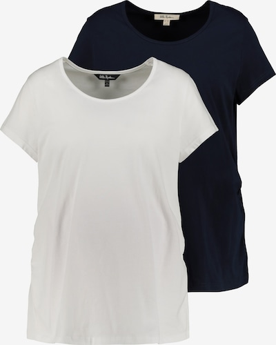 Ulla Popken T-shirt en noir / blanc, Vue avec produit