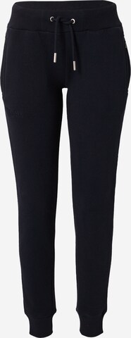 Superdry Broek 'Essential' in Blauw: voorkant