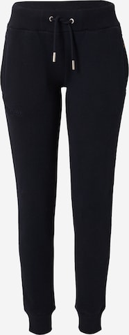 Superdry Tapered Hose 'Essential' in Blau: predná strana