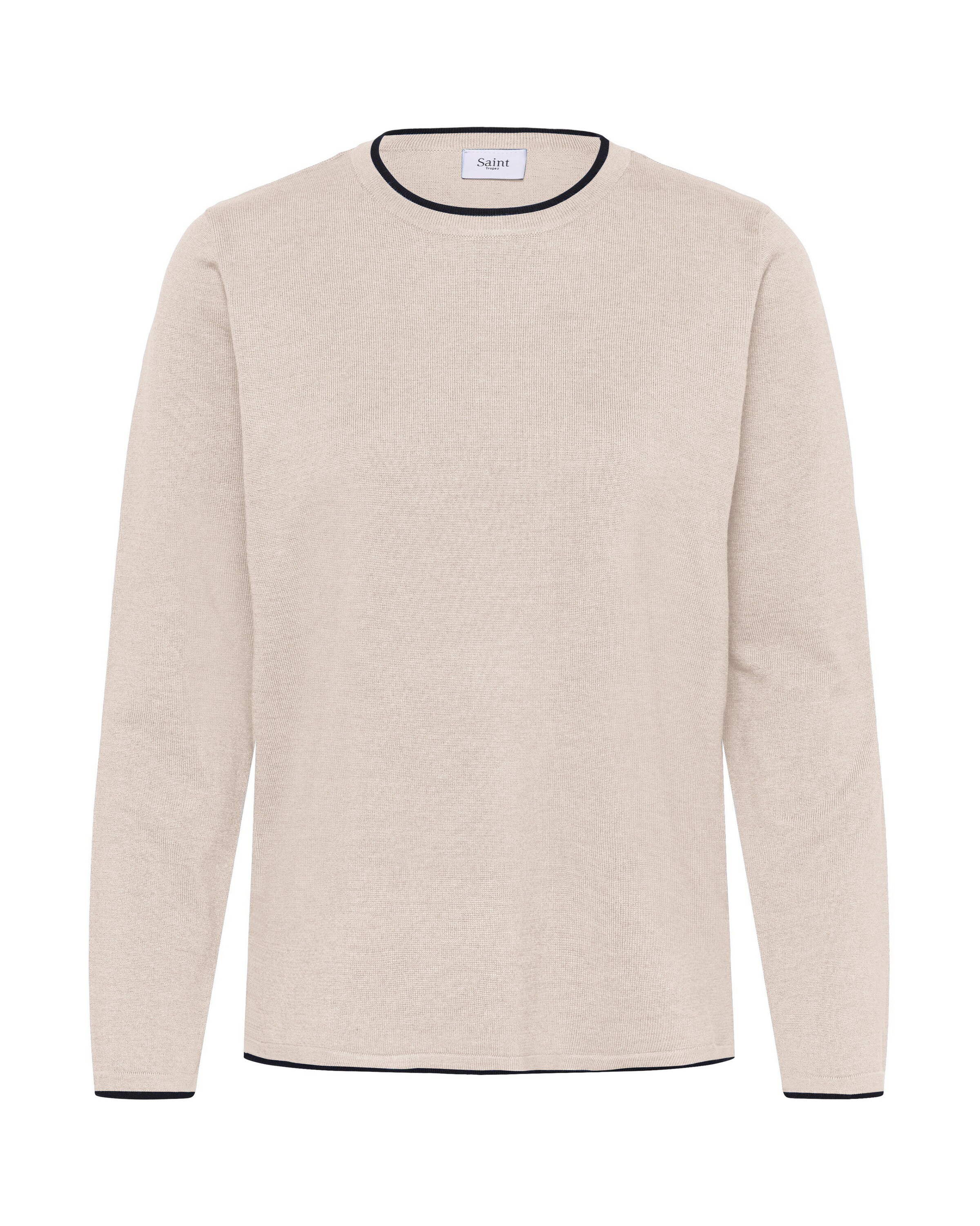 SAINT TROPEZ Trui 'Mila' in Beige: voorkant
