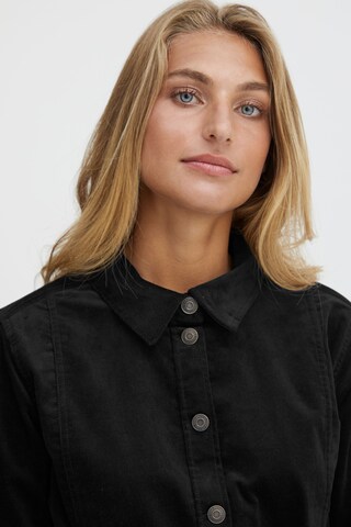 Fransa Shirt Dress 'Tean' in Black