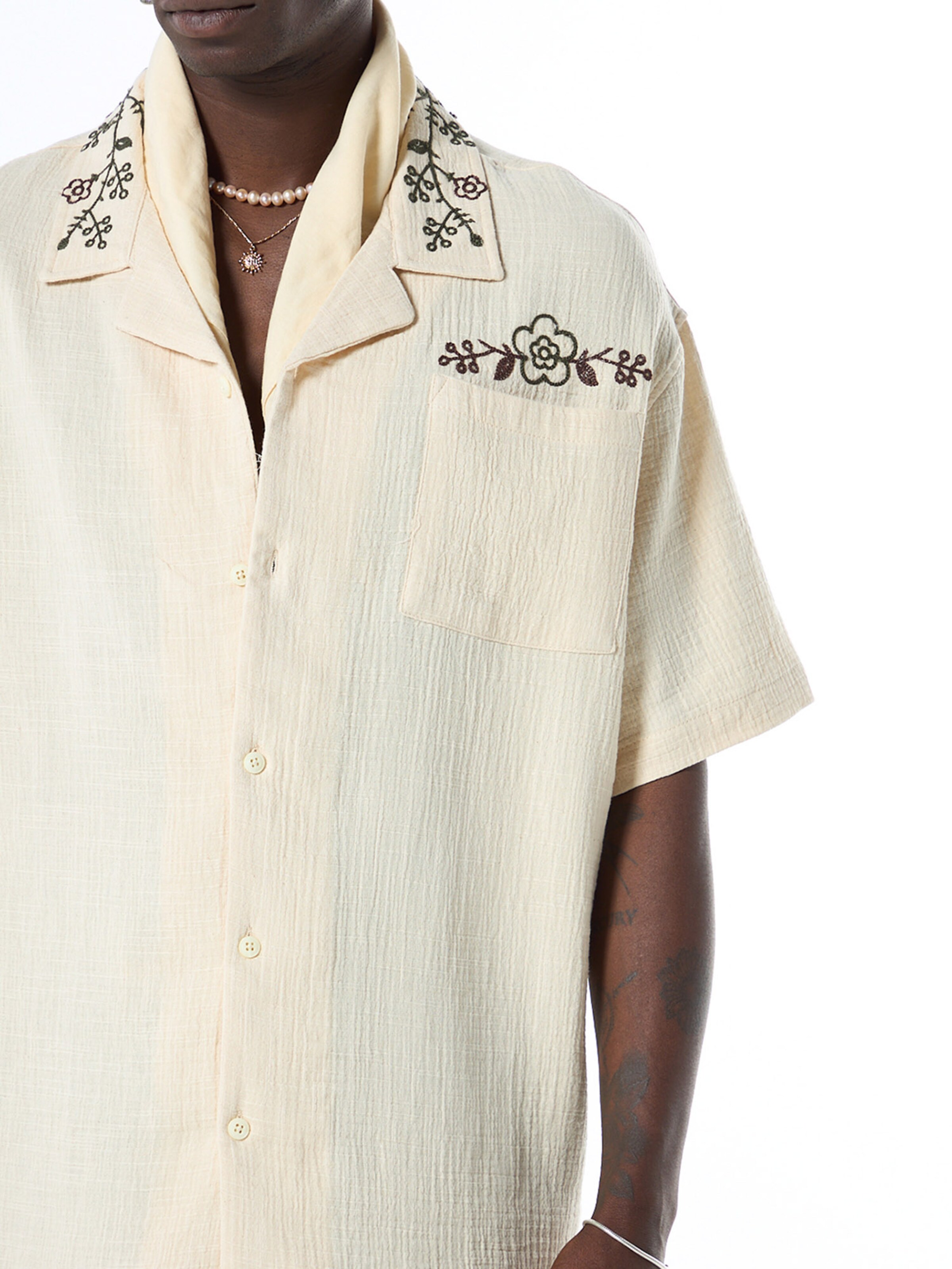 VAMOS CLO Comfort fit Overhemd in Wit