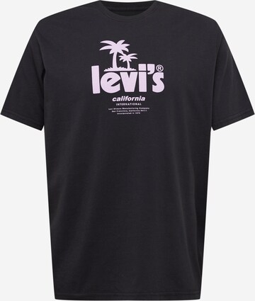 T-Shirt LEVI'S en noir : devant