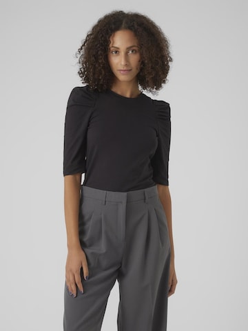Vero Moda Tall Tričko 'VMEGAMAXI' - Čierna: predná strana