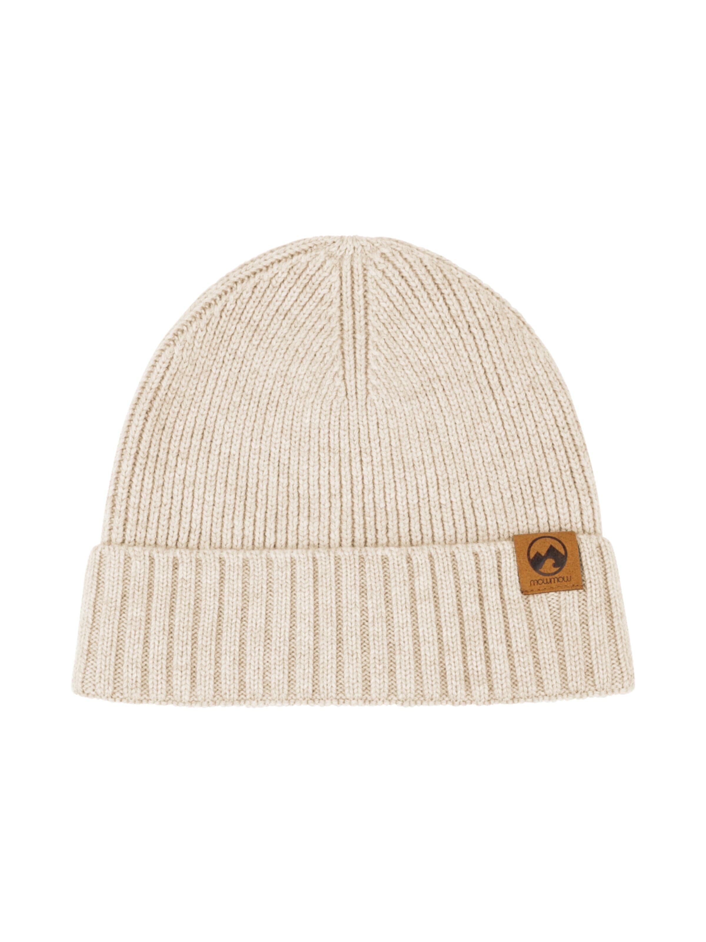 Mowmow Sports beanie in Beige: front