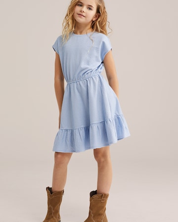 WE Fashion Рокля в синьо: отпред