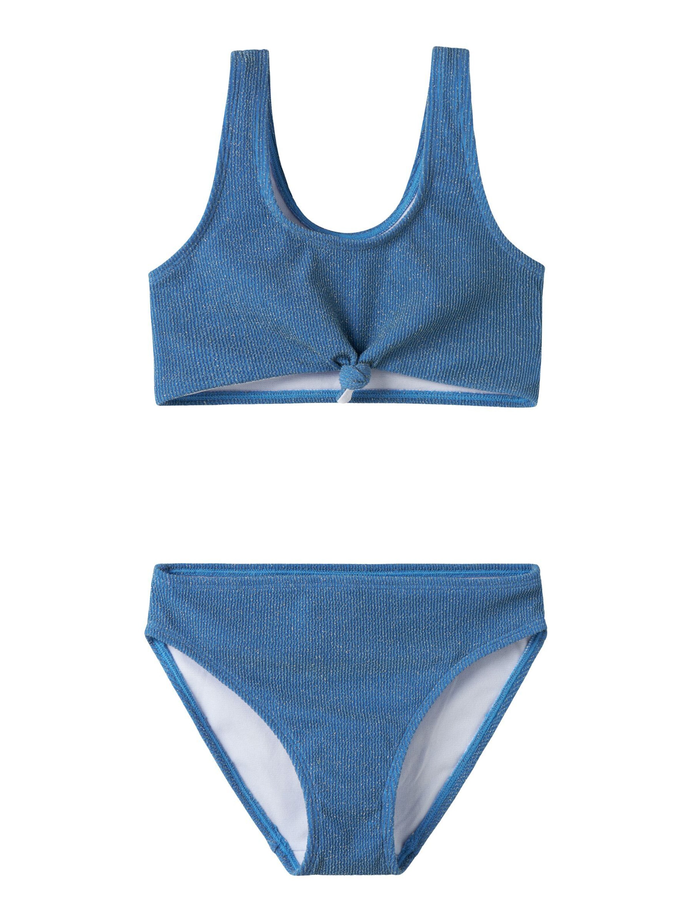 NAME IT - Bikini en azul: frente