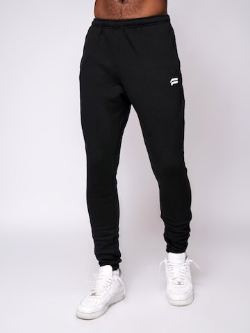 Fortex Fitness Slimfit Sportbroek 'Essential Jogger' in Zwart