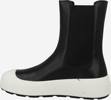 Love Moschino Chelsea Boots 'RACE LOVE' in Black