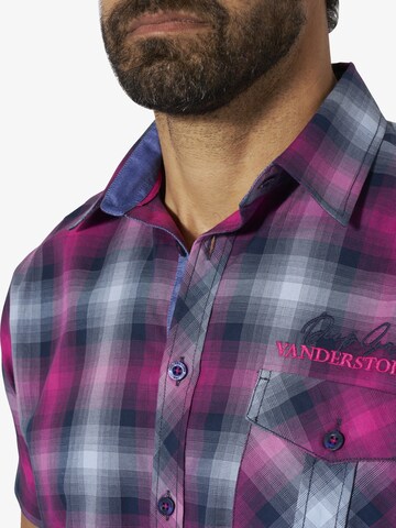Jan Vanderstorm Comfort fit Button Up Shirt 'Hilsing' in Pink