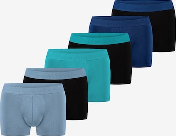 Bruno Banani Boxershorts 'Flowing' in Blau: Vorderseite