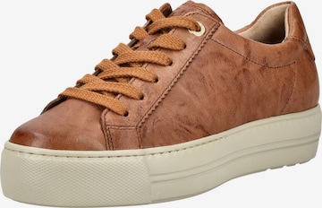 Baskets basses Paul Green en marron : devant