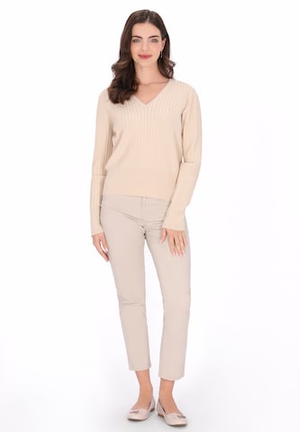 Pull-over 'Casual' Usha en beige