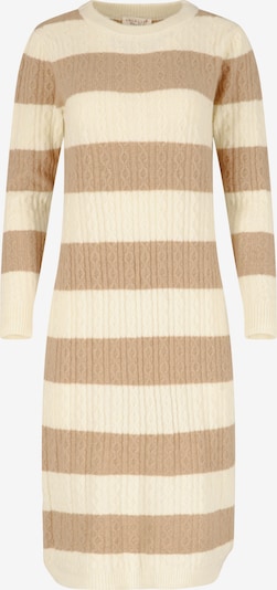 LolaLiza Knit dress in Sand / White, Item view