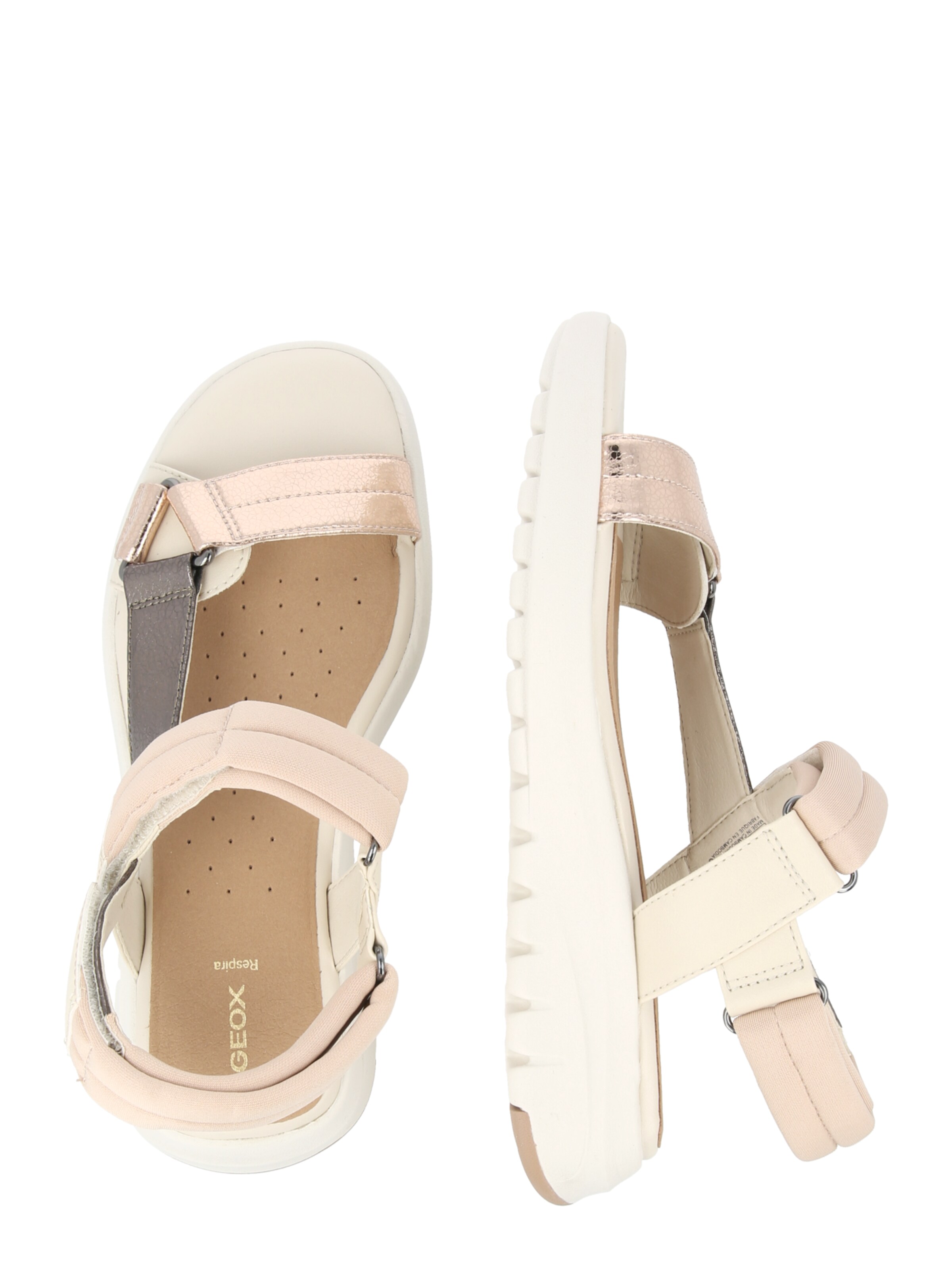 GEOX Sandale 'FLEXTRIDE' in Beige