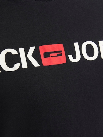 Jack & Jones Plus T-Shirt 'JJECorp' in Schwarz