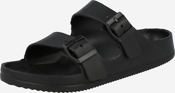 BULLBOXER Mules in Black: front